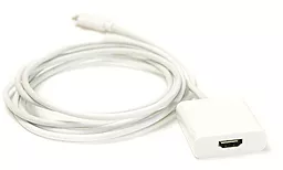 Видео переходник (адаптер) PowerPlant USB Type C - HDMI female, 1.8m (KD00AS1271)