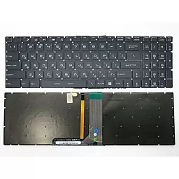 Клавіатура для ноутбуку MSI GT62 без рамки, підсвітка клавіш