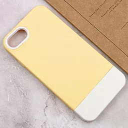 Чехол Epik TPU+PC Bichromatic для Apple iPhone 7, iPhone 8, iPhone SE (2020) (4.7") Creamy-yellow / White - миниатюра 4