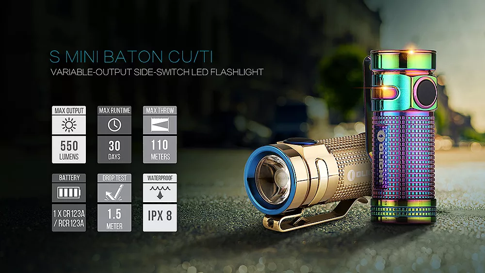Ліхтарик Olight S mini Limited Copper Black - фото 11