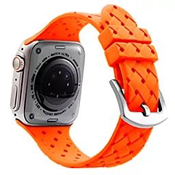 Сменный ремешок для умных часов Apple Watch Grid Weave 42/44/45/49mm Orange