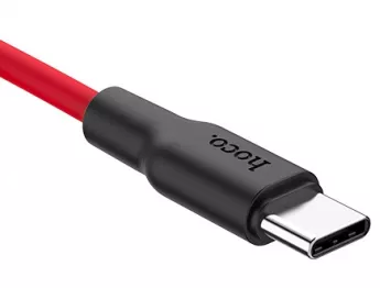 Кабель Hoco X21 Plus Silicone USB Type-C - Lightning 20w 3a 1м PD сable Red - фото 3