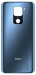Задняя крышка корпуса Xiaomi Redmi Note 9 / Redmi 10X Blue - фото Задняя крышка корпуса Xiaomi Redmi Note 9 / Redmi 10X Blue