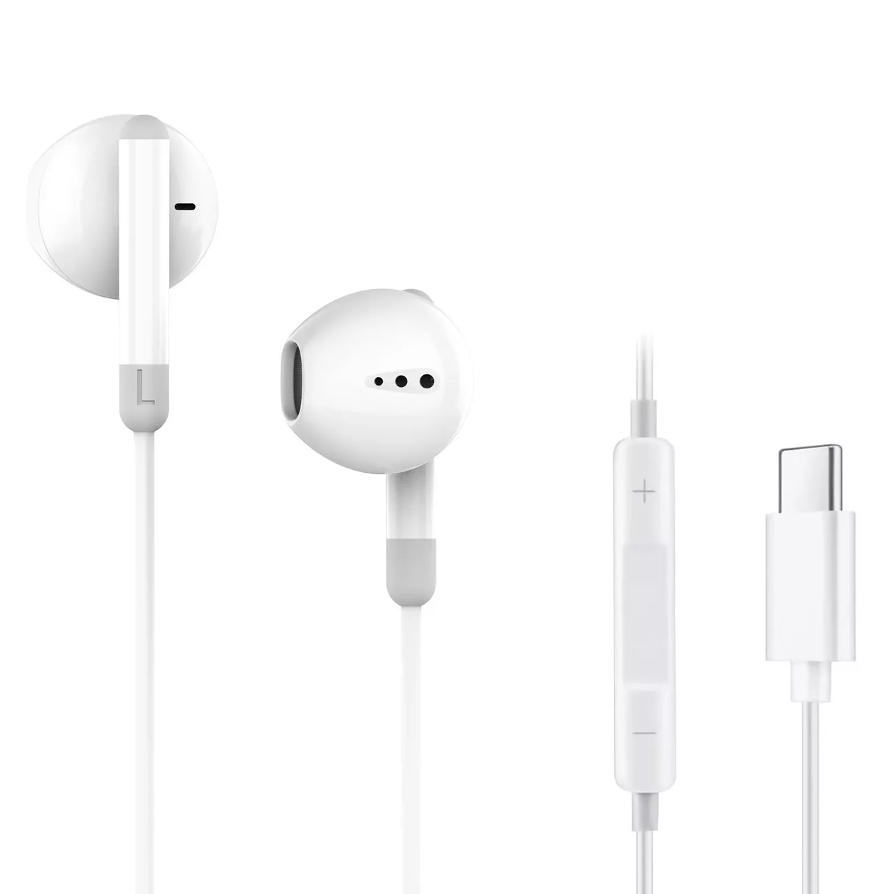 Наушники Ergo VM-730 Type-C White - фото 1