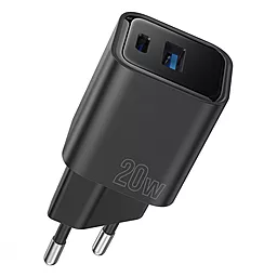 Сетевое зарядное устройство Proove 20w PD USB-C/USB-A ports fast charger black (WCSP2011001) - фото Сетевое зарядное устройство Proove 20w PD USB-C/USB-A ports fast charger black (WCSP2011001)