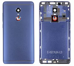 Задняя крышка корпуса Xiaomi Redmi Note 4 MediaTek с боковыми кнопками Blue