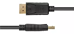 Відеокабель PrologiX DisplayPort - DisplayPort v1.2 4k 30hz 3m black black (PR-DP-DP-P-03-30-3m) - мініатюра 2