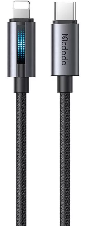 Кабель McDodo USB Type-C - Lightning 36w 3a 1.2м PD сable Black (CA-5710) - фото 2