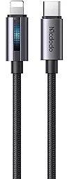 Кабель McDodo USB Type-C - Lightning 36w 3a 1.2м PD сable Black (CA-5710) - миниатюра 2 Кабель McDodo USB Type-C - Lightning 36w 3a 1.2м PD сable Black (CA-5710) - миниатюра 2