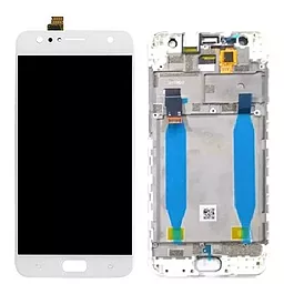 Дисплей Asus ZenFone 4 Selfie ZD553KL (X00LD) з тачскріном і рамкою, White