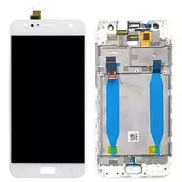 Дисплей Asus ZenFone 4 Selfie ZD553KL (X00LD) с тачскрином и рамкой, White - фото Дисплей Asus ZenFone 4 Selfie ZD553KL (X00LD) с тачскрином и рамкой, White