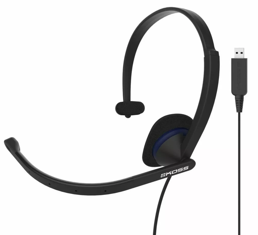 Навушники Koss CS195 USB Black - фото 1