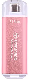 Накопичувач SSD Transcend ESD300 512 GB Pink (TS512GESD300P) - фото Накопичувач SSD Transcend ESD300 512 GB Pink (TS512GESD300P)