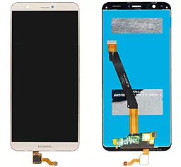 Дисплей Huawei P Smart 2017, Enjoy 7s с тачскрином, Gold - фото Дисплей Huawei P Smart 2017, Enjoy 7s с тачскрином, Gold