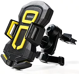 Держатель Remax RM-C14 Black/Yellow - фото Держатель Remax RM-C14 Black/Yellow