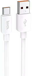 USB Кабель Hoco X96 100w 6a USB Type-C cable white