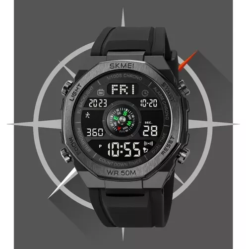 Часы наручные SKMEI 2209BKBK Black-Black - фото 3