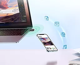 Блютуз-адаптер Ugreen BT5.3 black (90225) - мініатюра 4 Блютуз-адаптер Ugreen BT5.3 black (90225) - мініатюра 4