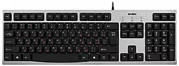 Клавиатура Sven KB-S300 Silver - фото Клавиатура Sven KB-S300 Silver
