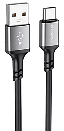 Кабель Borofone BX83 Famous USB-A - Type-C 15w 3a 1м cable Black - фото Кабель Borofone BX83 Famous USB-A - Type-C 15w 3a 1м cable Black
