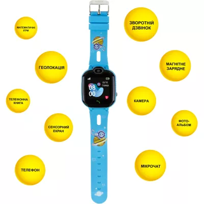 Смарт-часы Aura A3 WIFI Blue (KWAA3BL) - фото 4