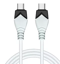 Кабель PowerPlant USB Type-C - Type-C 15w 3a 1м cable White (CA913282) - фото Кабель PowerPlant USB Type-C - Type-C 15w 3a 1м cable White (CA913282)