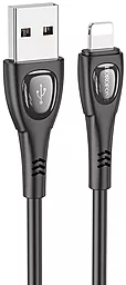 Кабель Borofone BX98 Superior USB-A - Lightning 12w 2.4a 1м cable Black - фото Кабель Borofone BX98 Superior USB-A - Lightning 12w 2.4a 1м cable Black