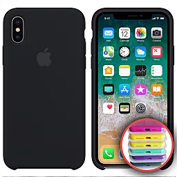 Чохол Silicone Case Full для Apple iPhone XR Black