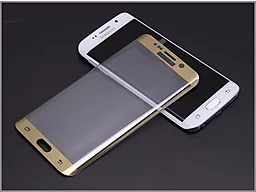 Защитное стекло 1TOUCH 3D Full Cover Samsung G935 Galaxy S7 Edge Gold - миниатюра 2