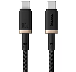 Кабель Baseus Dura Series USB Type-C - Type-C 100w 5a 1м PD cable Black/Gold (P10377803U01-00) - фото Кабель Baseus Dura Series USB Type-C - Type-C 100w 5a 1м PD cable Black/Gold (P10377803U01-00)