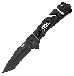 Нож SOG Trident Elite Tanto Black Blade (TF104-CP)