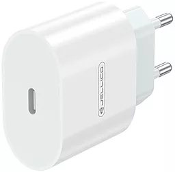 Сетевое зарядное устройство Jellico AK200 20w PD USB-C home charger white - фото Сетевое зарядное устройство Jellico AK200 20w PD USB-C home charger white