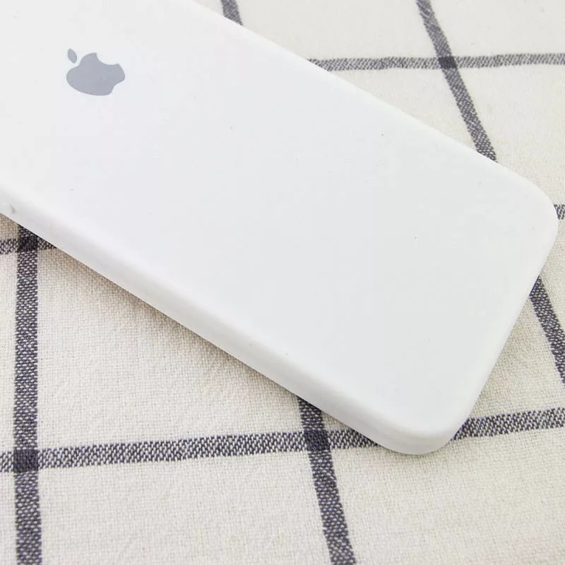 Чехол Silicone Case Full Camera Square для Apple iPhone XR  White - фото 2