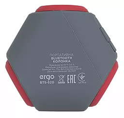 Колонки акустичні Ergo BTS-520 Red - мініатюра 5