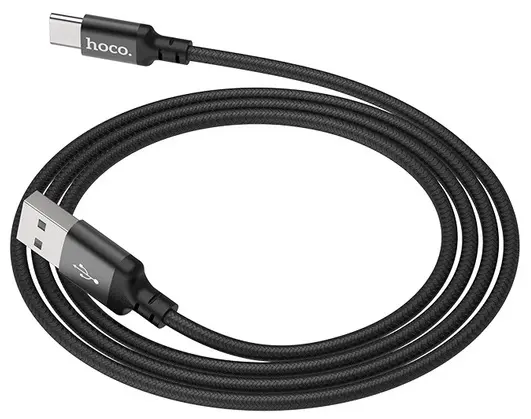 Кабель Hoco X14 Times Speed USB-A - Type-C 12w 2.4a 2м cable Black - фото 6