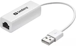 Сетевая карта Sandberg USB2.0 - RJ45 100Mbps 0.15м белый (133-78) - фото Сетевая карта Sandberg USB2.0 - RJ45 100Mbps 0.15м белый (133-78)