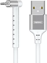 Кабель USB Remax RC-100i Joy Series 2.4A L-type Lightning Cable  White