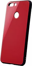 Чехол Intaleo Real Glass Huawei P Smart Red (1283126488191)