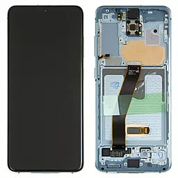 Дисплей Samsung Galaxy S20 G980, S20 5G G981 с тачскрином и рамкой, (OLED), Blue - фото Дисплей Samsung Galaxy S20 G980, S20 5G G981 с тачскрином и рамкой, (OLED), Blue