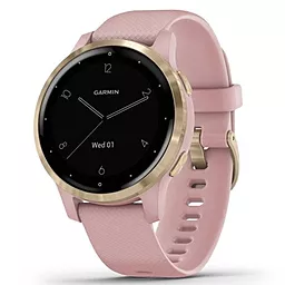 Смарт-годинник Garmin vivoactive 4S Dust Rose/Light Gold (010-02172-33) - фото Смарт-годинник Garmin vivoactive 4S Dust Rose/Light Gold (010-02172-33)