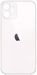 Задняя крышка корпуса Apple iPhone 12 (small hole) White - фото Задняя крышка корпуса Apple iPhone 12 (small hole) White