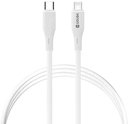 Кабель Veron CL-X82 USB Type-C - Lightning 27w 3a 1м PD сable White - фото Кабель Veron CL-X82 USB Type-C - Lightning 27w 3a 1м PD сable White