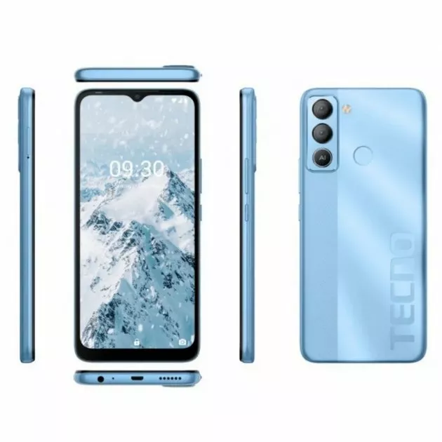 Смартфон Tecno Pop 5 LTE (BD4) Dual Sim Ice Blue (4895180774997) - фото 2