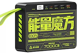 Повербанк Movespeed Z70 70000 mAh 20W PD/QC Black (YSPBZ70-22K) - фото Повербанк Movespeed Z70 70000 mAh 20W PD/QC Black (YSPBZ70-22K)