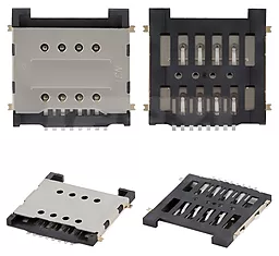 Конектор SIM-карти Huawei Ascend G606-T00 - фото Конектор SIM-карти Huawei Ascend G606-T00