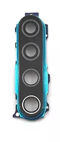 Стекло камеры Xiaomi Redmi Note 8 / Redmi Note 8 2021 / Redmi Note 8T в рамке Blue - фото 2