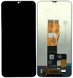 Дисплей Realme C33 (жовтий шлейф) з тачскріном, Black