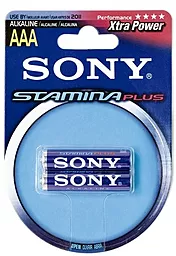 Батарейки Sony AAA / LR03 Stamina PLUS 2шт