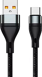 Кабель Jellico B12 USB-A - Type-C 15w 3.1a 2м cable Black
