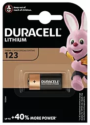 Батарейка Duracell CR123A 1шт (5002978)